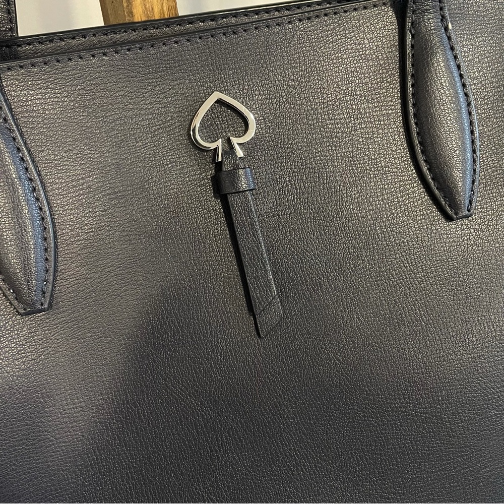 KATE SPADE navy blue small tote shoulder bag purse - Picture 3 of 16